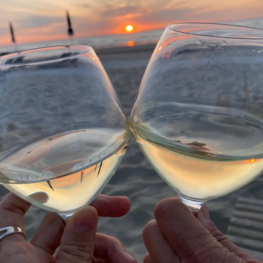 Wijn aan zee